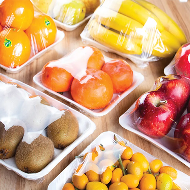 Película retráctil POF para frutas