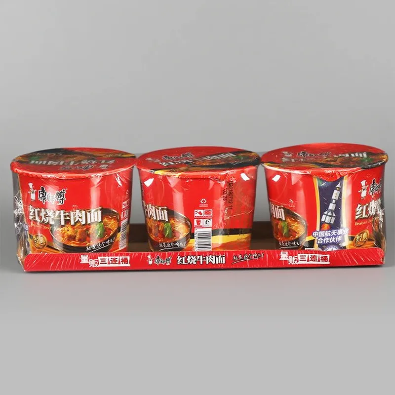 Película retráctil POF para fideos instantáneos